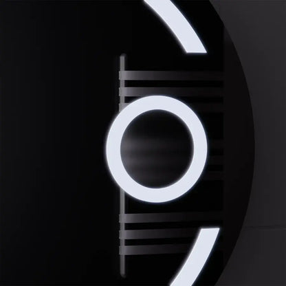 LED кръгло огледало, 60 см, Visio MotionGlow Marcello, система за обезпотяване, часовник и термометър, козметична лупа, затъмняващи огледала Marcello Заглавие по подразбиране Alessandro Design