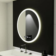 LED кръгло огледало, 70 см, Elysee MotionGlow Marcello, система за обезпотяване, часовник и термометър, огледала Dimabila Marcello Заглавие по подразбиране Alessandro Design