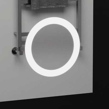 Правоъгълно LED огледало, 60x80 см, Precision MotionGlow Marcello, система за обезпотяване, часовник и термометър, козметична лупа, димируеми огледала Marcello Заглавие по подразбиране Alessandro Design
