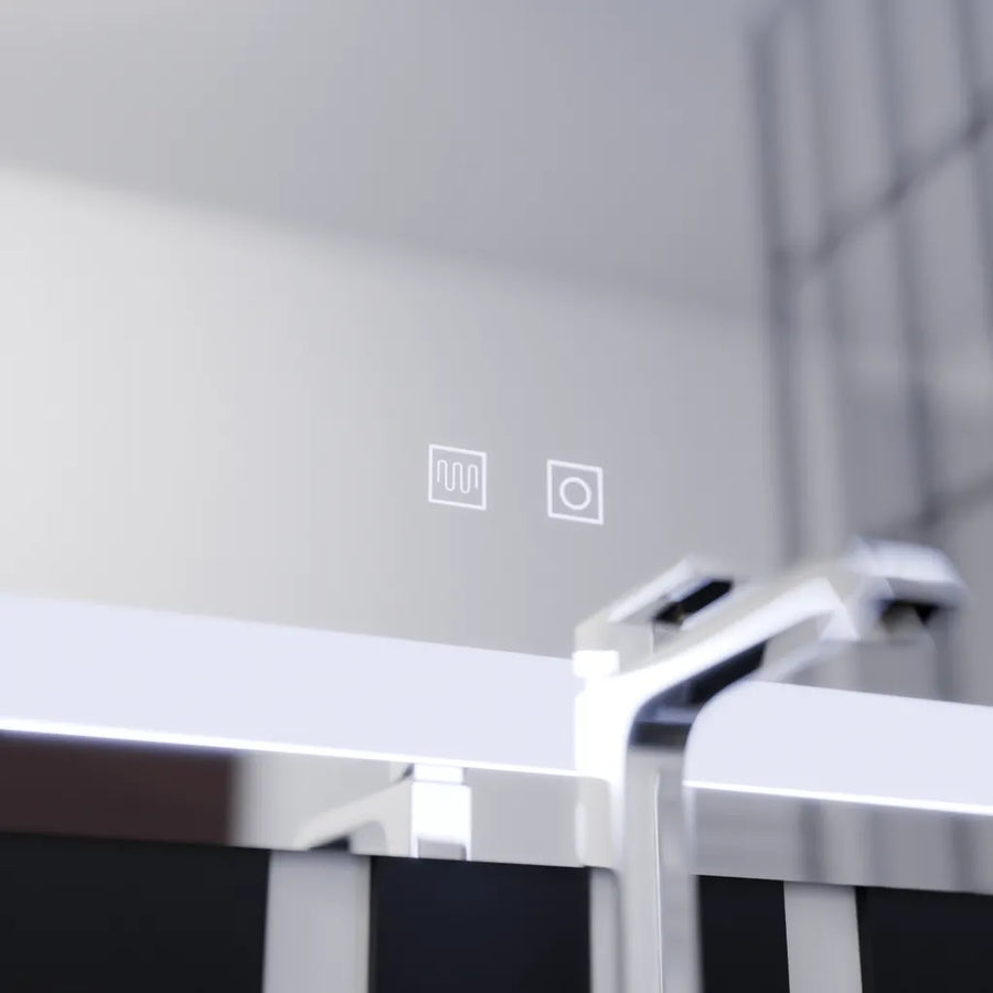 Огледало LED Touch Finater 12W Demister System 60x45cm Огледала Korman E Заглавие по подразбиране Alessandro Design