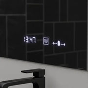 Правоъгълно LED огледало, 80x60cm, ABSOLU MotionGlow Marcello, система за обезпотяване, часовник и термометър, козметична лупа, димируеми огледала Marcello Заглавие по подразбиране Alessandro Design