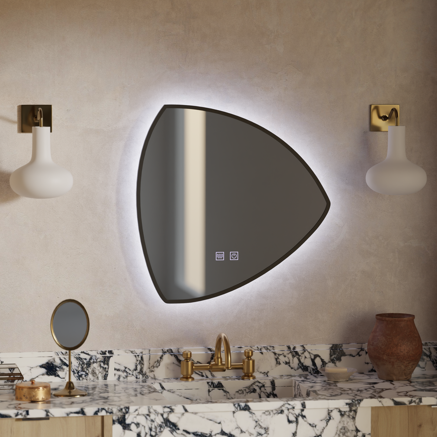 Огледало LED Touch Fiero Demister System 60X60cm Огледала Korman E Заглавие по подразбиране Alessandro Design