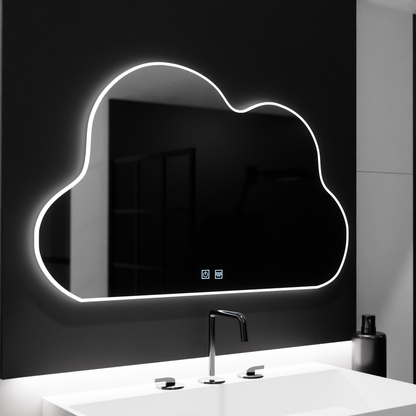 Cloud LED Mirror 60x40cm, Nuvola Touch, Demister System, Dimable Mirrors Korman E Заглавие по подразбиране Alessandro Design