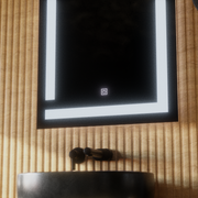 Giga LED огледало, 60x80cm, 14W, докосване, 6000K светлина Korman Mirrors E Заглавие по подразбиране Alessandro Design