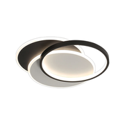 LED полилей с дистанционно управление CHIARA 67W, 3 кръга, студена/топла/неутрална светлина, димиране, черен LED полилей с дистанционно управление Заглавие по подразбиране Alessandro Design