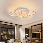 LED полилей с дистанционно управление TIANA 78W, 3 Елипси, Студена/Топла/Неутрална светлина, Димируем, Бял LED полилей с дистанционно управление Default Title Alessandro Design