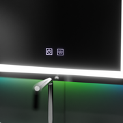 Правоъгълно LED огледало 60X80cm, Spectrum Touch, RGB, система против запотяване Огледала Korman E Заглавие по подразбиране Alessandro Design