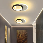 SMALON LED стенна лампа 26W, 2 кръга, студена/топла/неутрална светлина, черно бял LED полилей Заглавие по подразбиране Alessandro Design
