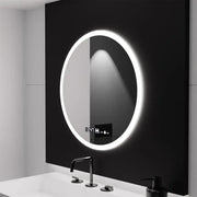 LED кръгло огледало, 70 см, Elysee MotionGlow Marcello, система за обезпотяване, часовник и термометър, огледала Dimabila Marcello Заглавие по подразбиране Alessandro Design