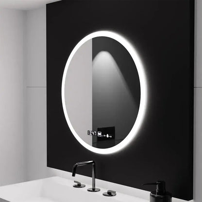 LED кръгло огледало, 70 см, Elysee MotionGlow Marcello, система за обезпотяване, часовник и термометър, огледала Dimabila Marcello Заглавие по подразбиране Alessandro Design