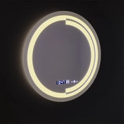 LED кръгло огледало, 60 см, сензор MotionGlow Consuel Marcello, система за обезпотяване, часовник и термометър, димируеми огледала Marcello Заглавие по подразбиране Alessandro Design
