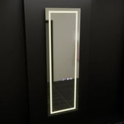 Правоъгълно LED огледало, 45x140 см, радар Giulia Marcello, система за обезпотяване, часовник и термометър, Dimabila, огледала за тоалети Dressing Couture Заглавие по подразбиране Alessandro Design