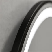 LED кръгло огледало, 60 см, Celeste Majeste Noir Eleve MotionGlow Marcello, система за обезпотяване, часовник и термометър, димируеми огледала Marcello Заглавие по подразбиране Alessandro Design