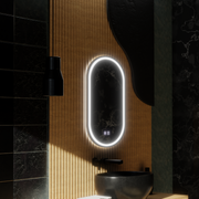 Oglinda LED Ovala, 45x65cm, Velara Touch, Sistem Dezaburire, Dimabila Oglinzi Korman E Default Title Alessandro Design