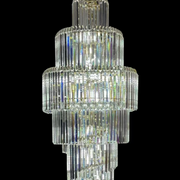 Candelabru Cristal CC8043/600H1800GD, Diametru 60cm, Inaltime 180cm, Auriu Lucios, Inaltime Reglabila, Design Elegant Candelabre Cristal Default Title Alessandro Design