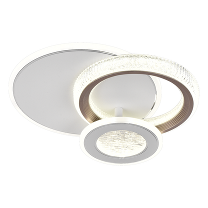 LED полилей NYXORA 44W, 3 кръга, студена/топла/неутрална светлина, бели LED полилеи Заглавие по подразбиране Alessandro Design