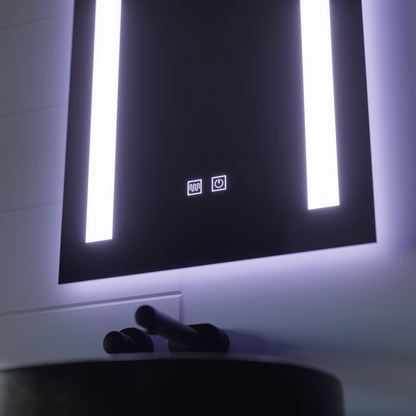 Oglinda LED Rectangulara, 50x70cm, C206S/50X70 Touch, Sistem Dezaburire, Dimabila Oglinzi Korman C Default Title Alessandro Design