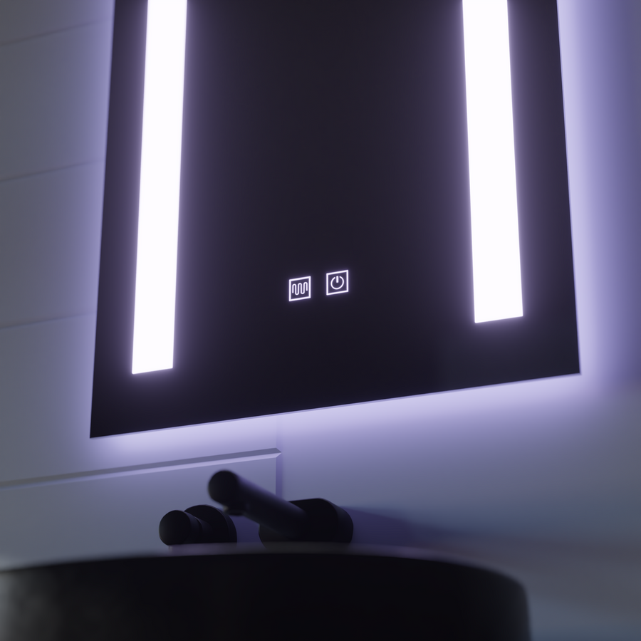 Oglinda LED Rectangulara, 50x70cm, C206S/50X70 Touch, Sistem Dezaburire, Dimabila Oglinzi Korman C Default Title Alessandro Design