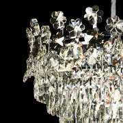 Candelabru Cristal FLORENCE Eleganza, 9x E14, Diametru 50cm, Crom Lucios, Inaltime Reglabila Candelabre Cristal Default Title Alessandro Design