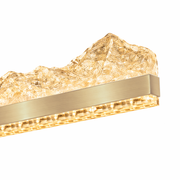 Lustra LED suspendata cu Telecomanda MARISTELLA 90W, lumina Rece/Calda/Neutra 3000K/4000K/6000K, Dimabila, Inaltime Reglabila, Auriu, Metal si Cristal Lustre LED cu Telecomanda Default Title Alessandro Design