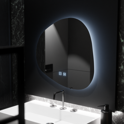 Органично LED огледало 60x60 см, Duna Touch, система против запотяване, димируеми огледала Korman E Заглавие по подразбиране Alessandro Design