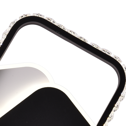 Кристален LED полилей PRISMIQ 39W, 3 квадрата, Студена/Топла/Неутрална светлина, Черни LED полилеи Заглавие по подразбиране Alessandro Design