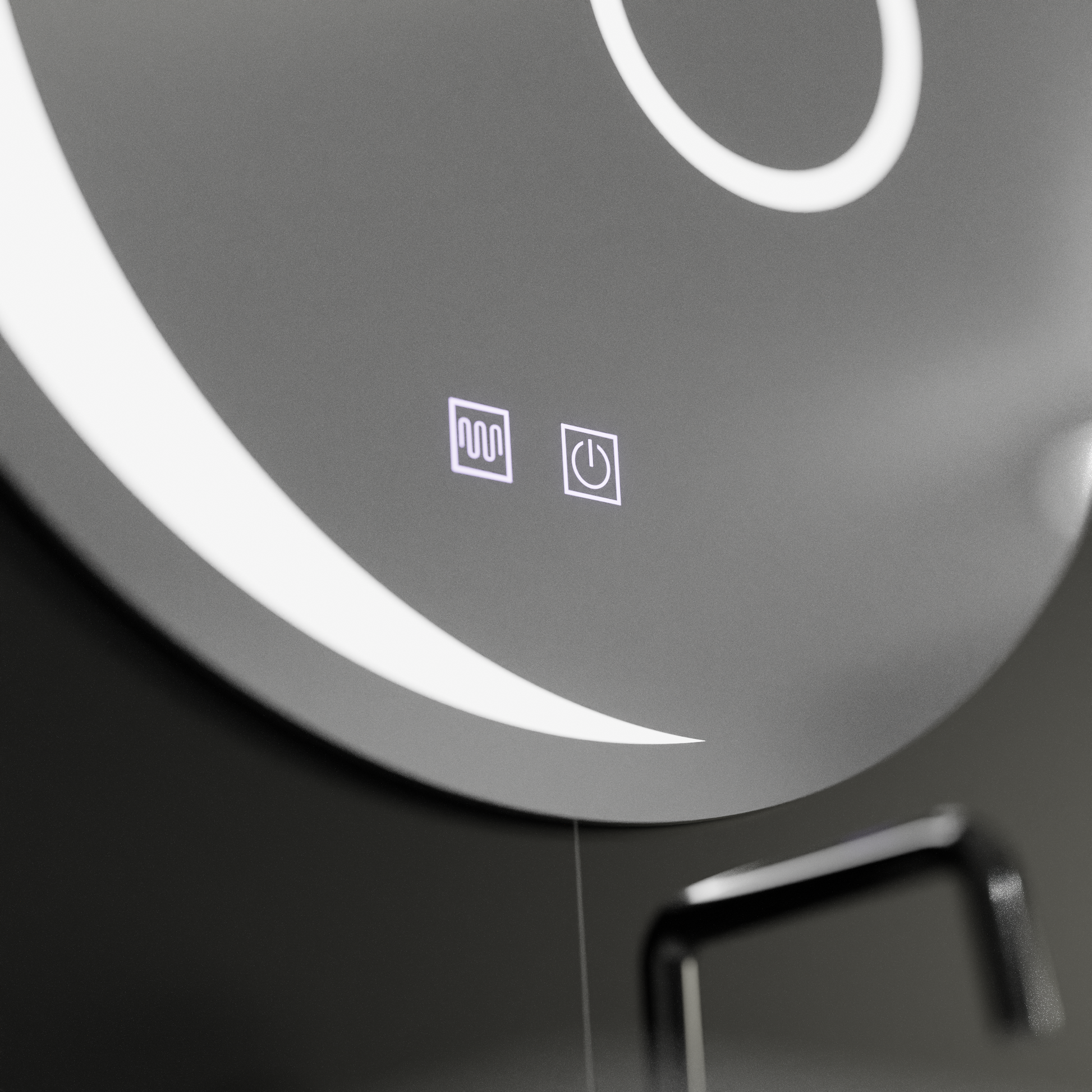 LED кръгло огледало, 60 см, Orbis Touch, система против запотяване, димируеми огледала Korman E Заглавие по подразбиране Alessandro Design