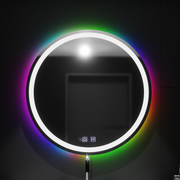 Кръгло LED огледало 60 см, Spectrum Touch, RGB, система за обезпотяване Огледала Korman E Заглавие по подразбиране Alessandro Design