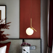 Полилей LOFT Haven, 1x E27, златисто бял, метал, регулируема височина, модерни модерни полилеи Заглавие по подразбиране Alessandro Design