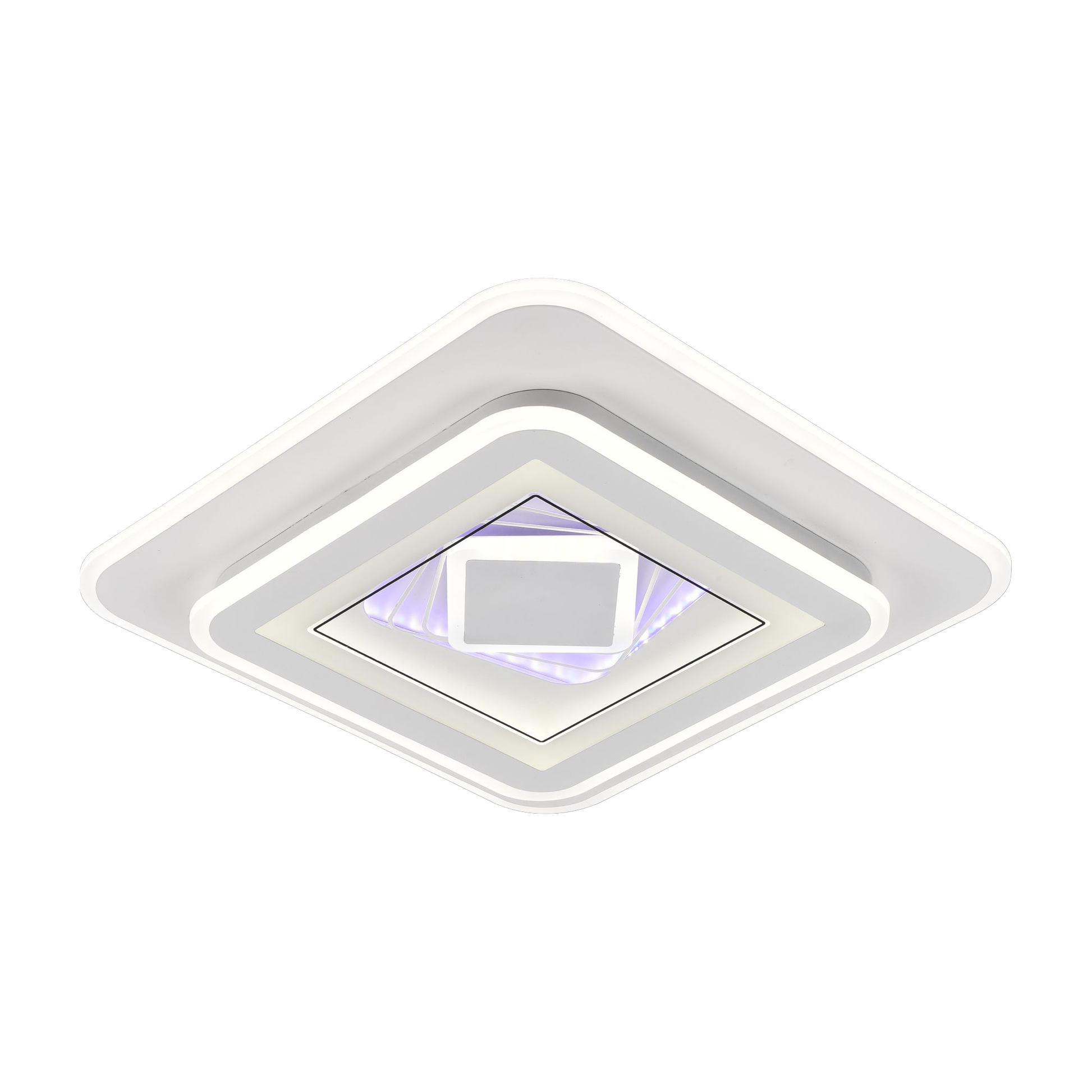 LED полилей DOLIA, 101W, 50x50cm, студена/топла/неутрална светлина, бели LED полилеи Заглавие по подразбиране Alessandro Design