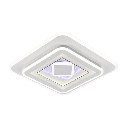 LED полилей DOLIA, 101W, 50x50cm, студена/топла/неутрална светлина, бели LED полилеи Заглавие по подразбиране Alessandro Design