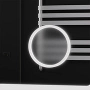 Правоъгълно LED огледало, 120x80 см, Souverain MotionGlow Marcello, система за обезпотяване, часовник и термометър, козметична лупа, димируеми огледала Marcello Заглавие по подразбиране Alessandro Design