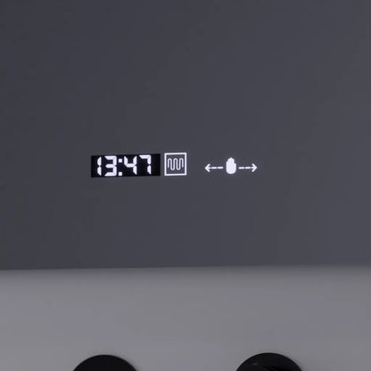 Правоъгълно LED огледало, 80x60 см, Precision MotionGlow Marcello, система за обезпотяване, часовник и термометър, козметична лупа, димируеми огледала Marcello Заглавие по подразбиране Alessandro Design