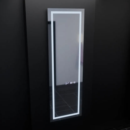 Правоъгълно LED огледало, 45x140 см, радар Giulia Marcello, система за обезпотяване, часовник и термометър, Dimabila, огледала за тоалети Dressing Couture Заглавие по подразбиране Alessandro Design