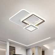 LED полилей NYXORA 51W, 3 квадрата, студена/топла/неутрална светлина, бели LED полилеи Заглавие по подразбиране Alessandro Design