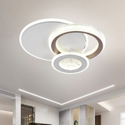 LED полилей NYXORA 44W, 3 кръга, студена/топла/неутрална светлина, бели LED полилеи Заглавие по подразбиране Alessandro Design