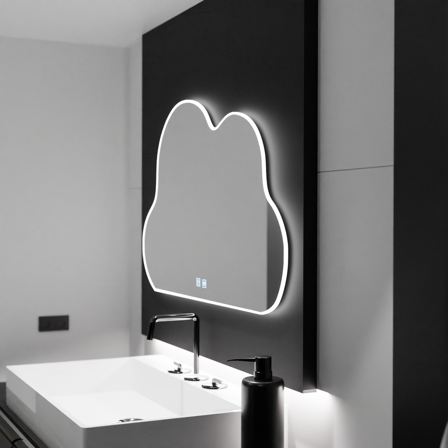 Cloud LED Mirror 60x40cm, Nuvola Touch, Demister System, Dimable Mirrors Korman E Заглавие по подразбиране Alessandro Design