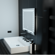 Правоъгълно LED огледало, 80x60cm, Grid Light Basic Touch Mirrors Korman C Заглавие по подразбиране Alessandro Design