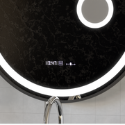 LED кръгло огледало, 11 W, 60 cm, Micah Marcello MotionGlow сензор, система против запотяване, часовник и термометър, козметична лупа, димируеми огледала Marcello Заглавие по подразбиране Alessandro Design