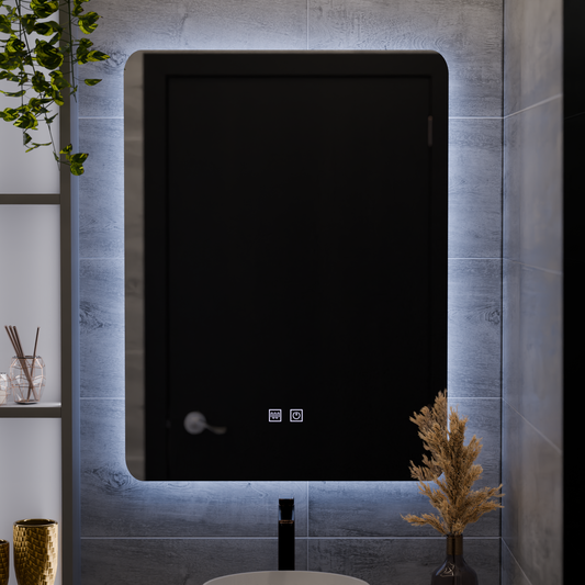 Touch Alexandra LED Mirror, Demister System 45X60cm Korman Mirrors E Заглавие по подразбиране Alessandro Design