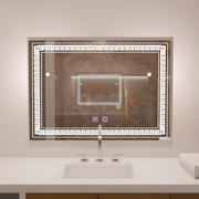 Правоъгълно LED огледало 80x60 Touch Volta Система против запотяване Огледала Korman E Заглавие по подразбиране Alessandro Design
