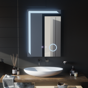 Правоъгълно LED огледало, 60x80 см, Linea Touch, система против запотяване, димируеми огледала Korman E Заглавие по подразбиране Alessandro Design