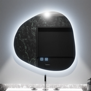 Органично LED огледало 60x60 см, Duna Touch, система против запотяване, димиране