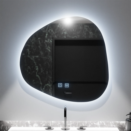 Органично LED огледало 60x60 см, Duna Touch, система против запотяване, димиране
