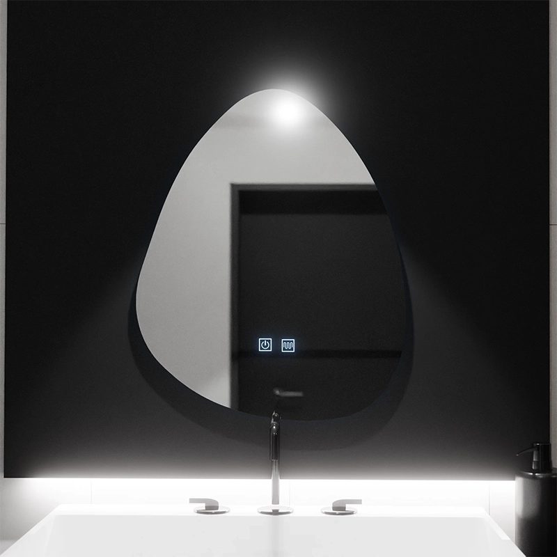 Органично LED огледало 80x60cm, Fluido Touch, Demister System, Димиране