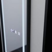 Правоъгълно LED огледало, 60x150 см, радарен сензор Bianca Marcello, система за обезпотяване, часовник и термометър, Dimabila, огледала за тоалети Dressing Couture Заглавие по подразбиране Alessandro Design
