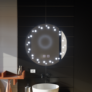 Огледало LED Touch Ivory Demist System 50X50cm Огледала Korman E Заглавие по подразбиране Alessandro Design