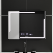 Правоъгълно LED огледало, 80x60cm, Rayonnement MotionGlow Marcello, Demister System, Clock & Thermometer, Dimable Mirrors Marcello Заглавие по подразбиране Alessandro Design