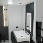 Правоъгълно LED огледало, 60x80cm, KOVEN Touch, Demister System, Dimmable Mirrors Korman E Заглавие по подразбиране Alessandro Design