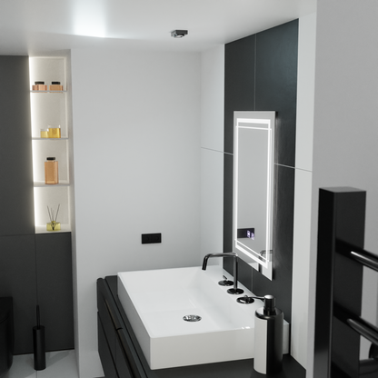 Правоъгълно LED огледало, 60x80cm, KOVEN Touch, Demister System, Dimmable Mirrors Korman E Заглавие по подразбиране Alessandro Design